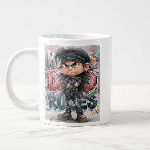 Grande Tasse Metal Dad Régit Grincheux