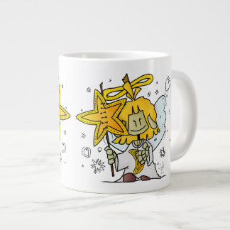 Grande Tasse Micol - l'ange joyeux des étoiles Coussin lombaire