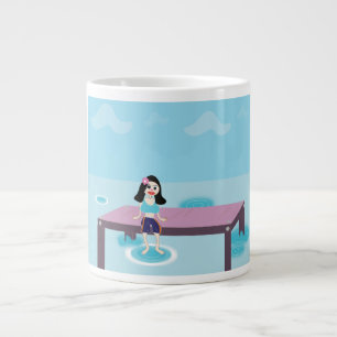 Grande Tasse mignon bouchon de dessin animé
