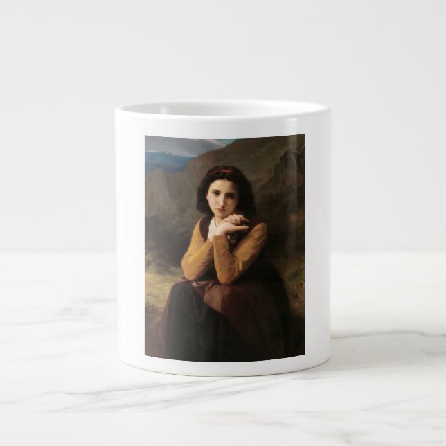 Grande Tasse Mignon Innocence d'une adolescente, Bouguereau (Devant)