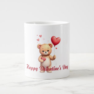 Grande Tasse Mignon ours en peluche avec cœur – Joyuse Saint-Va