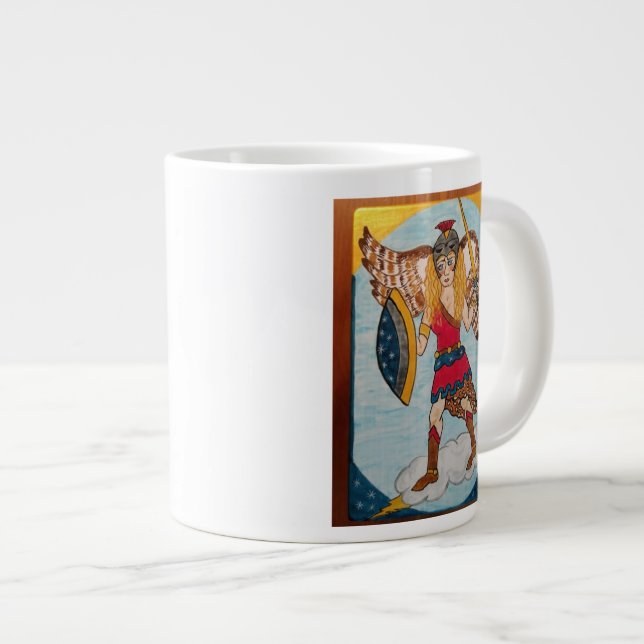 Grande Tasse Minerva/Athena - Déesse de la Sagesse Mug (Devant droit)