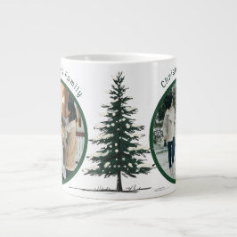 Grande Tasse Minimal Snow Christmas Tree Winter Holiday