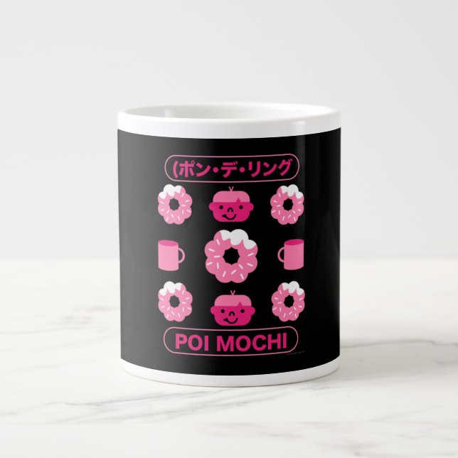 Grande Tasse Mochi Donuts Poi Mochi Et Café (Devant)