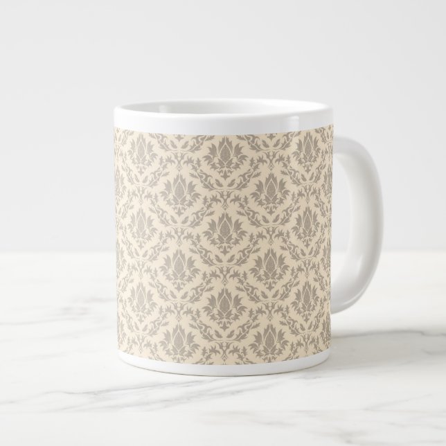 Grande Tasse Modèle de Damas 3 (Devant droit)