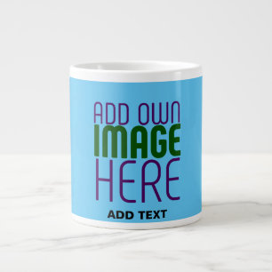 GRANDE TASSE MODÈLE DE TEXTE D'IMAGE BLEU SKY SWAG MODERNE MODI