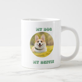 Grande Tasse Modèle photo personnalisé pour My Dog - My Best