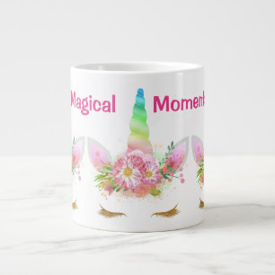 Grande Tasse Moments matinaux Unicorn Rainbow