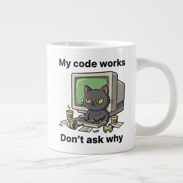 Grande Tasse Mon code fonctionne Ne demandez pas pourquoi (Droite)