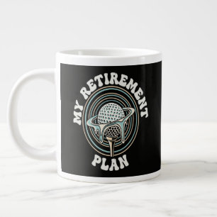 Grande Tasse Mon Plan De Retraite Golfeur De Retraite De Golf