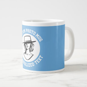 Grande Tasse Mon Visage sur un Mug Géant PERSONNALISÉ BLEU POUD