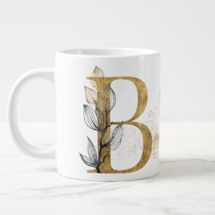 Grande Tasse Monogramme "B" Soupe à soupe de cochon Crème de