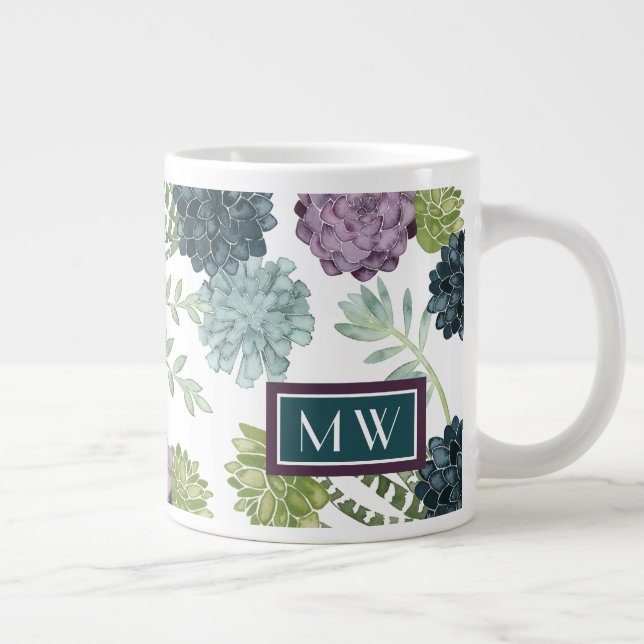 Grande Tasse Monogramme | Collection Plante de bonheur Pa Succu (Droite)