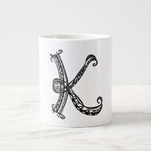 Grande Tasse Monogramme K Jumbo Mug