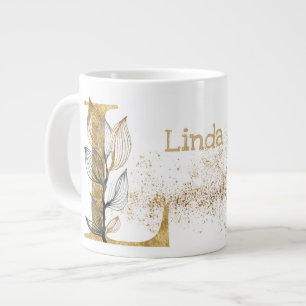 Grande Tasse Monogramme "L" Jumbo Soupe crème glacée