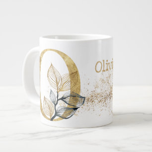 Grande Tasse Monogramme "O" Jumbo Soupe de crème glacée