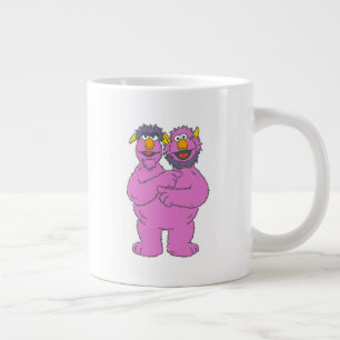 Grande Tasse Monstre à deux têtes de Sesame Street