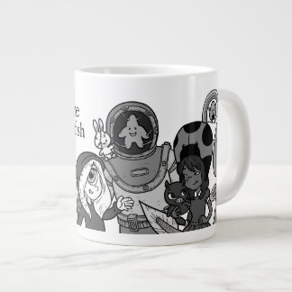 Grande Tasse Moonshine & Starfish B&W Jumbo Mug