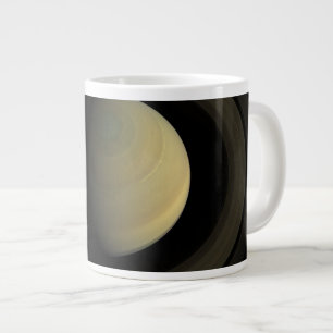 Grande Tasse Mosaïque De La Planète Saturne Et Ses Principaux A