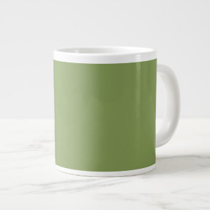 Grande Tasse Moss Green Arrière - plan couleur solide Personna
