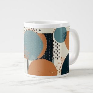 Grande Tasse Motif Abstrait minimal sans fil - Géométrique (14)