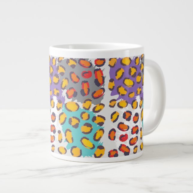 Grande Tasse Motif animal de faune (Devant droit)