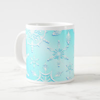 Motif Crystal Snowflakes