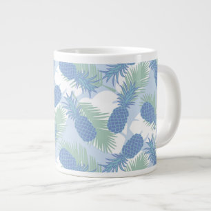 Grande Tasse Motif d'ananas tropical Pastel