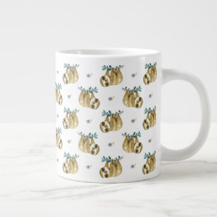 Grande Tasse Motif d'aquarelle à secteurs Cutie