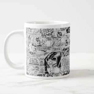 Grande Tasse Motif de bande dessinée vintage de Wonder Woman