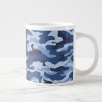 Motif de camouflage bleu foncé