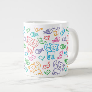 Grande Tasse motif de chat