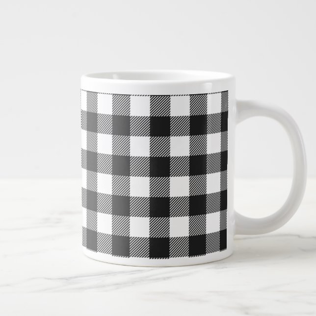 Grande Tasse Motif de contrôle du bison noir (Droite)