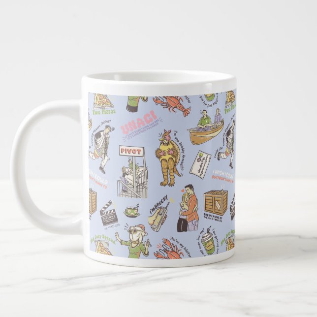 Grande Tasse Motif de dessin coloré AMIENDS™ (Gauche)