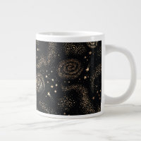 Motif de galaxie Gold Star Constellation