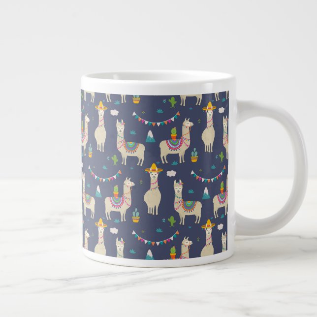 Grande Tasse Motif de la Llama (Droite)