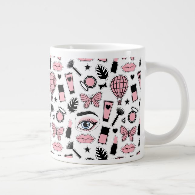 Grande Tasse Motif de maquillage (Droite)