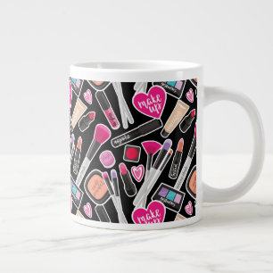 Grande Tasse Motif de maquillage néon