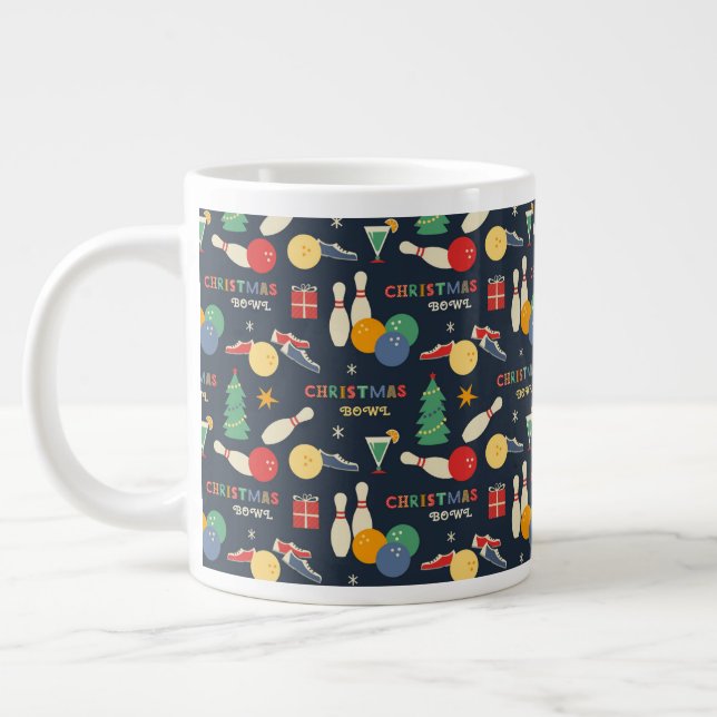 Grande Tasse Motif de Noël rétro (Gauche)