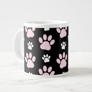 Grande Tasse Motif De Pailles, Pailles Roses, Pailles De Chien,