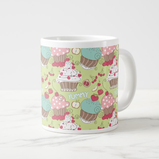 Grande Tasse Motif de petit gâteau (Devant droit)