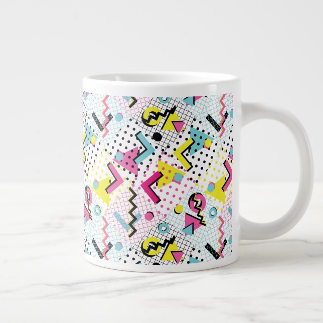 Grande Tasse Motif de style postmoderne Memphis (Droite)