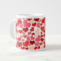 Motif Des Coeurs, Coeurs Rouges, Amour