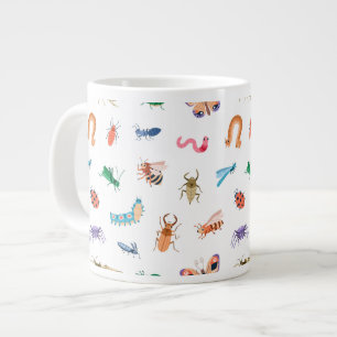 Grande Tasse Motif d'insectes coloré mignon