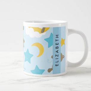 Grande Tasse Motif D'Ours, Nounours, Étoiles, Votre Nom