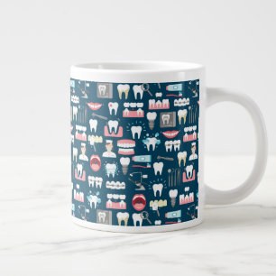 Grande Tasse Motif du bureau de la clinique dentaire