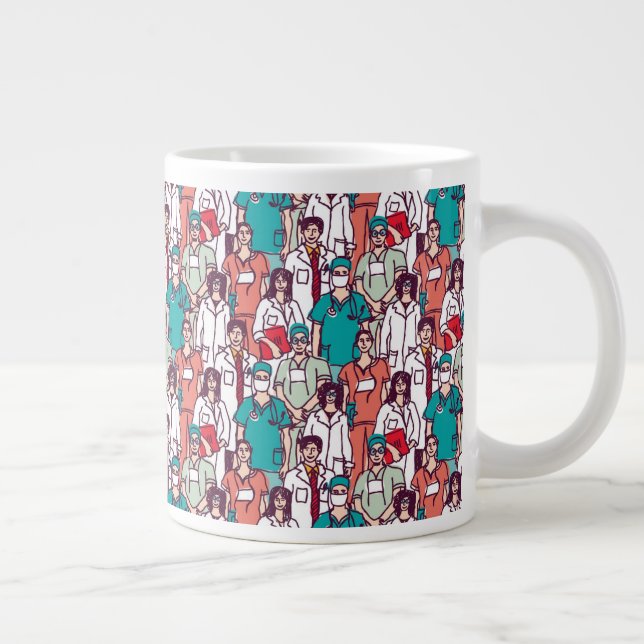 Grande Tasse Motif du médecin et du chirurgien (Droite)