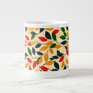 Grande Tasse Motif feuille automne