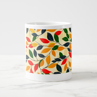 Grande Tasse Motif feuille automne