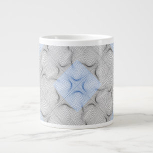Grande Tasse Motif filaire 08,B Blanc BG